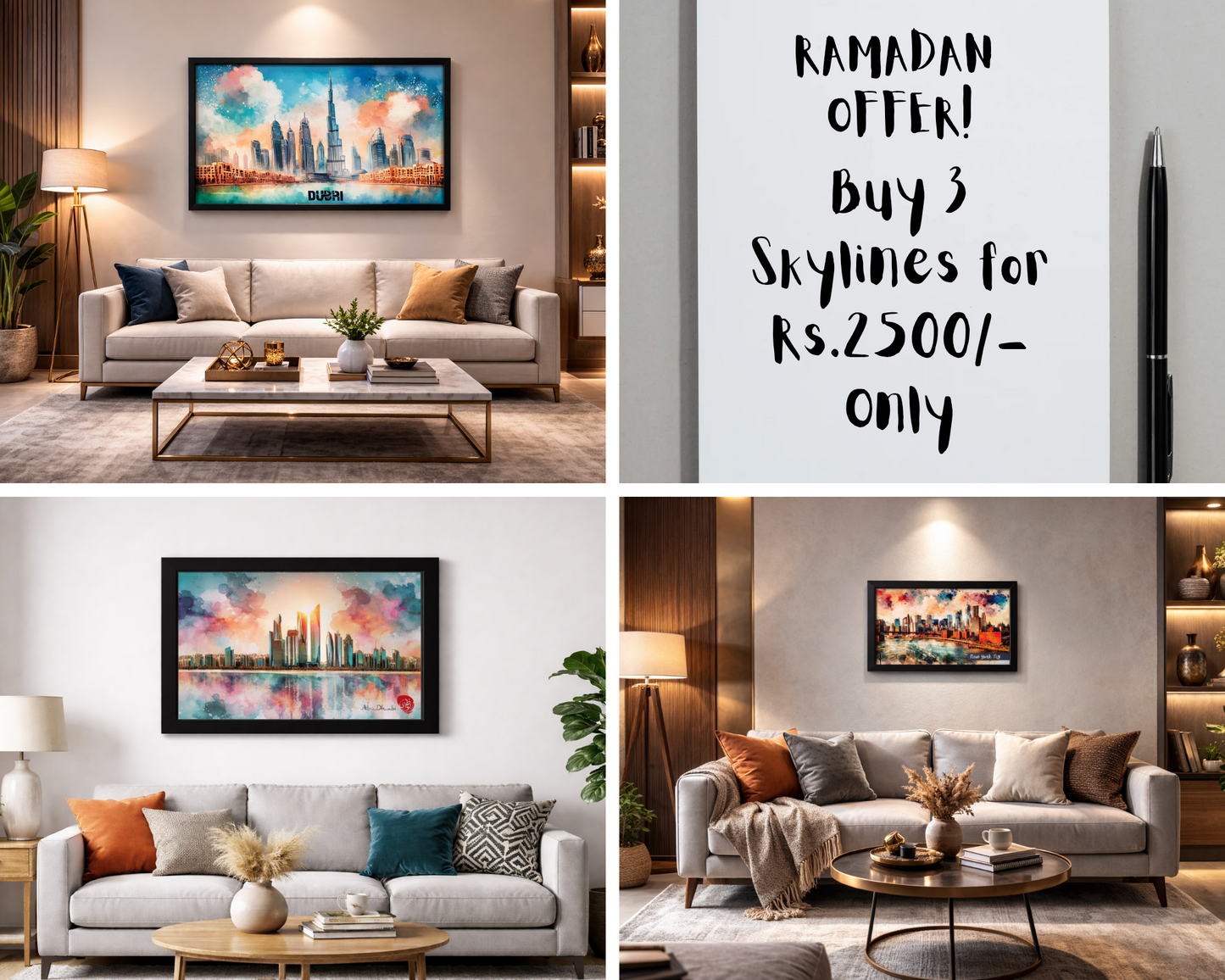 RAMADAN OFFER! Buy 3 only for Rs.2500/-